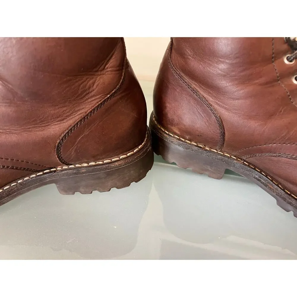 Thursday Boot Company men’s Everyday brown leather boots size 10 lace up shoes